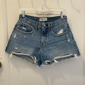 Abercrombie Curve Love Size 6 Jean Shorts